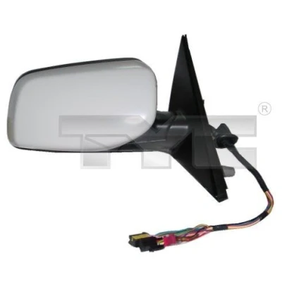Imagen de Espejo retrovisor Tyc 303 0089 derecha imprimado para ajuste elect. espejo, asférico, calefactable BMW: 5 Berlina