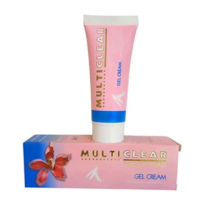 Imagen de Gel Crema Aclaradora Intensiva, MULTICLEAR 40ML. para combatir las manchas oscuras y antiguas de la piel.
