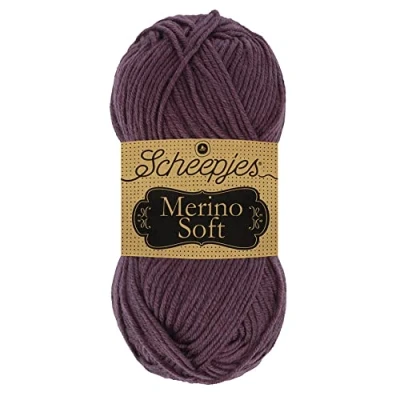 Imagen de Scheepjes Soft Yarn, 50% Lana Merino Superwash Microfibra 25% acrílico, 637 Seurat, 10x50g, 10