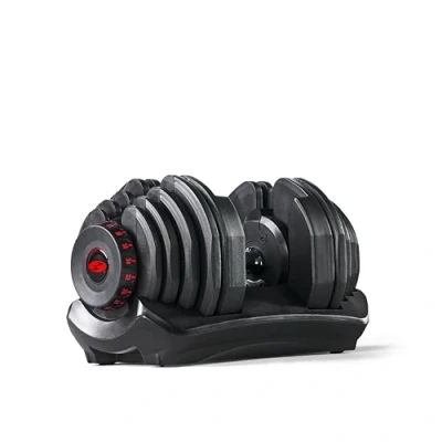 Imagen de Bowflex SelectTech 1090i, Mancuerna Ajustable (Unidad), Adultos Unisex, Rojo, Negro, Gris, Talla Única