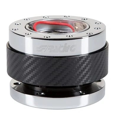 Imagen de Simoni Racing Cubo del Volante de Liberación Rápida Carbon/Cromo Longitud 55mm