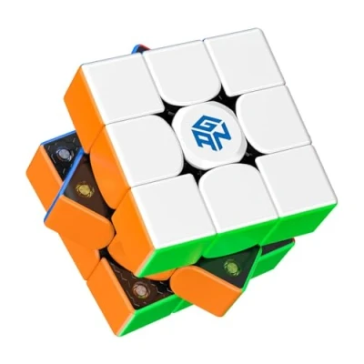 Imagen de Gan 356M 3x3 Magnético Speed Cube, 356 M Mejor Cubo Mágico con 48 Imanes Rotación rápida y Suave, Resistente Duradero, Profesional Original Iman tado de Velocidad (Sin Pegatinas)