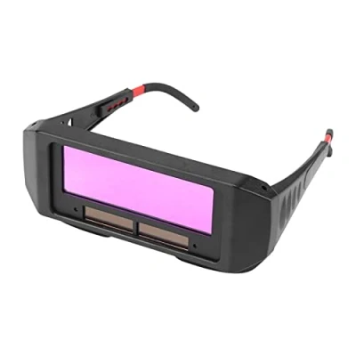 Imagen de Akozon Gafas de soldadura, oscurecimiento automático, Oscuridad automática, soldadura protectoras. Casco TIG MIG.