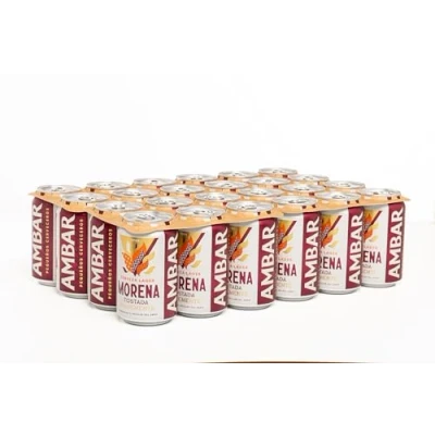 Imagen de Ambar Morena Pack 24 latas x 33 cl 5.5% Volumen de Alcohol