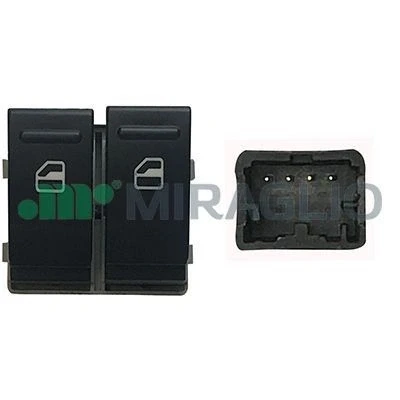 Imagen de MIRAGLIO 121/VKB76009 Interruptor, elevalunas Delante, izquierda VOLKSWAGEN: Transporter 5, 5 Bus, Multivan (7HM
