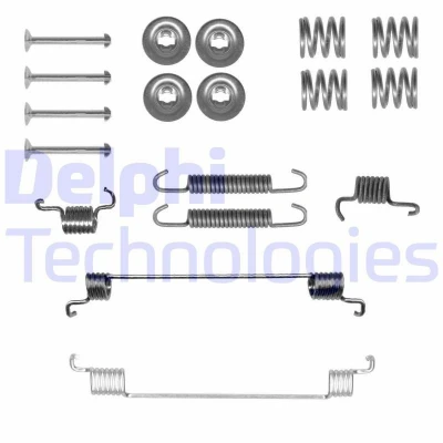 Imagen de DELPHI LY1437 Juego de accesorios, zapatas freno FIAT: 500 C Cabrio, Hatchback, Panda II Hatchback