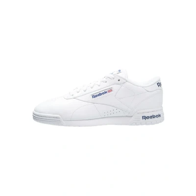 Imagen de Reebok Classic Exofit Clean LOGO Unisex Zapatillas, Talla: 39, White/royal blue Piel/tela