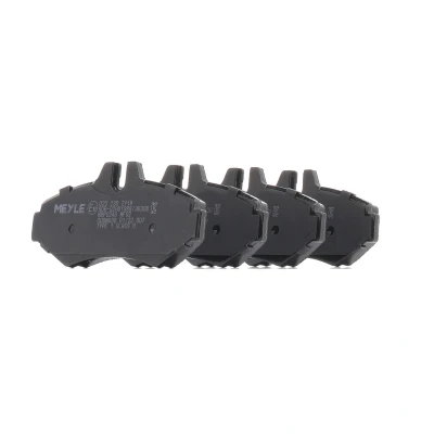 Imagen de MEYLE 025 230 2118 Juego de pastillas freno ORIGINAL Quality Eje trasero preparado para indicador desgaste Chapa antichirridos