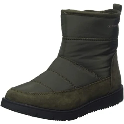 Imagen de TOM TAILOR 4293114, Botas Cortas al Tobillo Mujer, Caqui, 38 EU