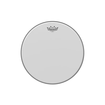 Imagen de Remo Parche Drum Head Ambassador x blanco rugoso, coated 14&quot; AX 0114 00