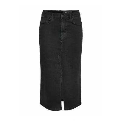Imagen de Noisy May ROCK MIDI Falda vaquera, Mujer, Talla: XS, Black denim