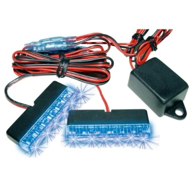 Imagen de Eufab 17693 Estroboscopio con 6 LED, color azul