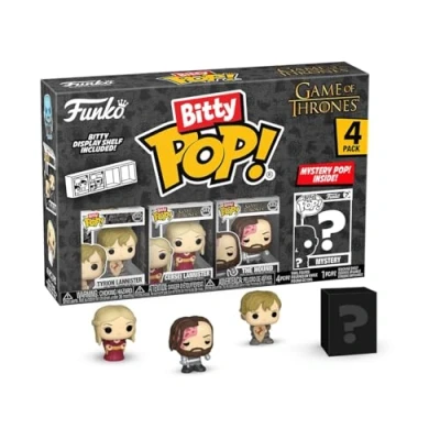 Imagen de Funko Bitty Pop! Got Tyrion 4pkY una Minifigura Misteriosa Sorpresa 0.9 Inch (2.2 Cm) Game of Thrones Juego de Tronos Coleccionable Repisa Apilable Incluida Idea Regalo