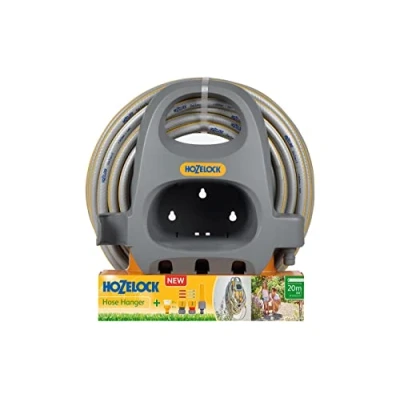 Imagen de Hozelock Kit básico de Soporte para Manguera con 20 m 12,5 mm 1, Standard, 15.7 X 33 cm