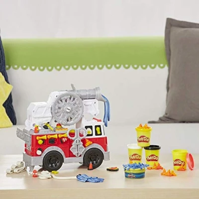 Imagen de Play Doh Wheels Camión de Bomberos, Talla Única (Hasbro E6103EU4), Color/Modelo Surtido