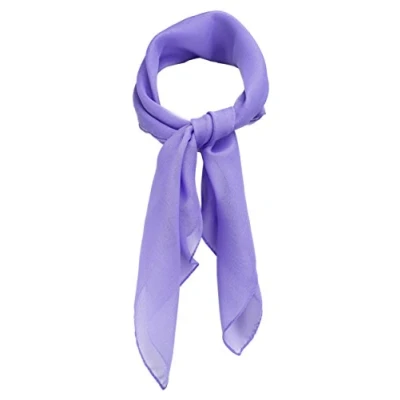 Imagen de TigerTie Fina gasa Nickituch para mujer en monocolor, tamaño 58 cm x cm, Color lila., Nickituchgröße: ca. Länge Breite