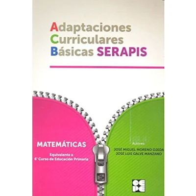 Imagen de Matematicas 6P Adaptaciones curriculares Básicas Serapis (Adaptaciones básicas. Proyecto SERAPIS)