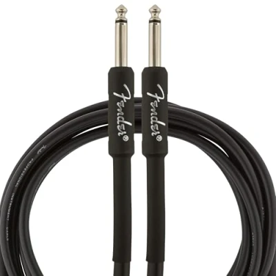 Imagen de Fender Professional Series Cable de Instrumento para Guitarra, 3m, Recto/Recto, Negro