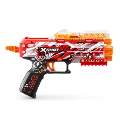 Imagen de XSHOT Hyper Gel Stinger Blaster, Blaster de Recarga Manual y 3000 Bolitas Gel, Capacidad 250, Gafas, a Partir 14 años ZURU, (1 Blasters, 3,000 Bolitas)