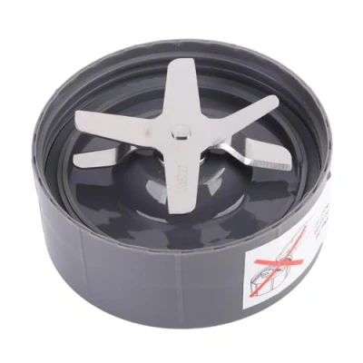 Imagen de Accesorios de la cuchilla licuadora Base mezcladora jugo 600/900 W Extractor cruzado repuesto acero inoxidable para NutriBulle(900W)