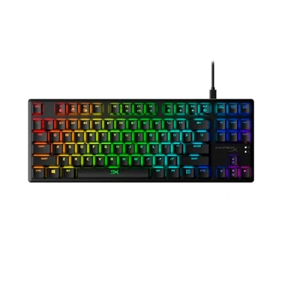 Imagen de HyperX Alloy Origins Core Teclado mecánico para videojuegos sin zona numérica Factor de forma compacto Blue retroiluminación LED RGB (US Layout)