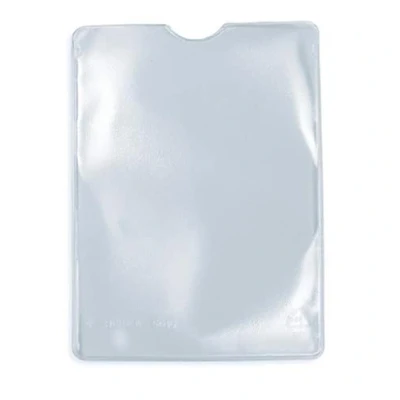 Imagen de HERMA 5015 Fundas transparentes para tarjetas de identificación y bancarias, 25 unidades, plástico transparente