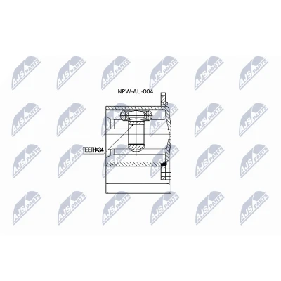 Imagen de NTY NPW AU 004 Junta Homocinética AUDI: Q5, A4 B8 Avant, B9 Avant