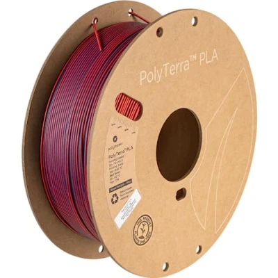 Imagen de Polymaker Polyterra PLA Dual Color 1.75mm 1kg Mixed Berries (Red Dark Blue)