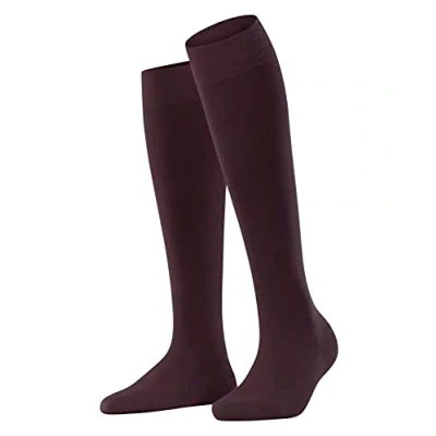 Imagen de FALKE Softmerino W KH lana algodón largo unicolor 1 par, Calcetines largos Mujer, Rojo (Barolo 8596), 37 38
