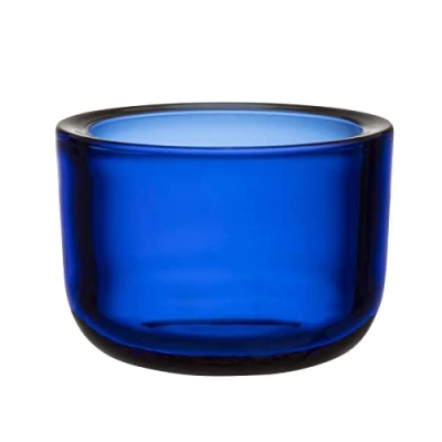 Imagen de Iittala Valkea 1066663 Portavelas (Cristal, 6 x 8,5 cm), Color Azul