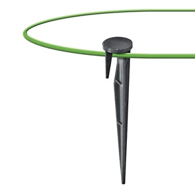 Imagen de GARDENIX® 100 unidades Anclajes WirePEG para cable delimitador cortacésped robóticos compatibles con Gardena Husqvarna Worx Bosch…