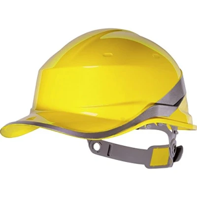 Imagen de Delta plus diamond v casco rigido di sicurezza in stile cappellino da baseball, giallo, talla única