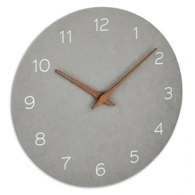 Imagen de TFA Dostmann 60.3054.10 Reloj de Pared analógico con manecillas Madera, Movimiento silencioso, Mecanismo Calidad, Color Gris hormigón, 297 x 45 mm (la an al)