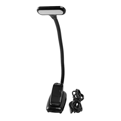 Imagen de SRMAN Luces Led para Libros， Clip En La Luz Recargable， 3 Modos De Iluminacion， 9 Leds， Lampara Lectura Proteccion Ocular， hasta 40 Horas Negro