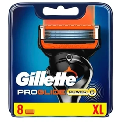 Imagen de Gillette Fusion ProGlide Power Cuchillas de recambio para maquinilla afeitar, hombre, 8 unidades
