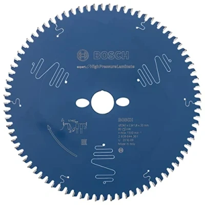 Imagen de Bosch Professional Disco de sierra circular Expert for High Pressure Laminate para laminado alta presión, 260 x 30 2.8 mm, accesorio