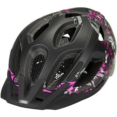 Imagen de ABUS Aduro 2.0 Casco de bicicleta urbana todoterreno con diseño deportivo Para el tráfico la ciudad hombre y mujer Negro, talla M