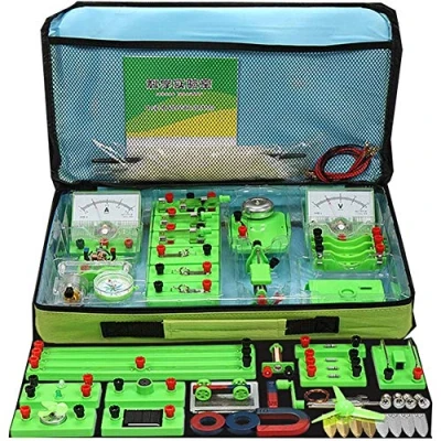 Imagen de Stem FíSica Circuito EléCtrico Aprendizaje Starter Kit Science Lab Basic Electricidad Magnetismo Experimento EducacióN Kits Conjunto Circuitos EléCtricos Para NiñOs，Manual Operativo En EspañOl