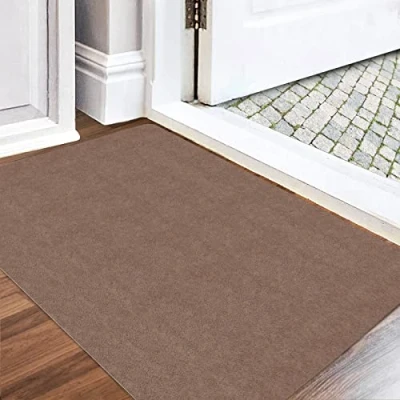 Imagen de DFIONC Felpudo Interior Lavable, de Entrada Ultra Fino, Puerta Entrada, Felpudo, Resistente, Alfombra Cocina Absorbente, Alfombrilla Antideslizante