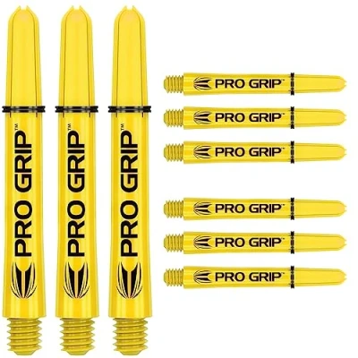 Imagen de Target Darts 3 x Conjuntos de Amarillo Pro Grip Eje Medio 9 in Total