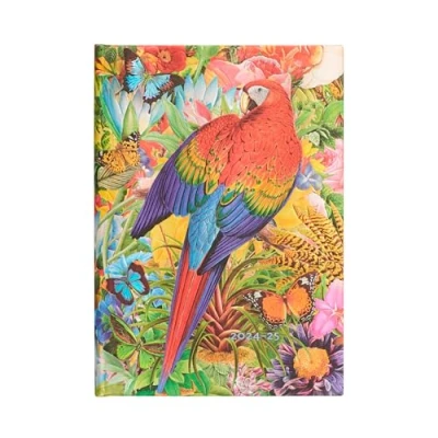 Imagen de Tropical Garden (Nature Montages) Midi 18 month Horizontal Hardback Dayplanner 2025 (Elastic Band Closure)