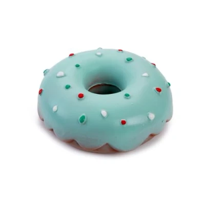 Imagen de Karlie Doggy Donut Juguete para perros (látex, 12 x 5 cm), color verde