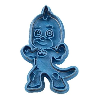 Imagen de Cuticuter Pj Masks Gekko Entero Cortador de Galletas, Plástico, Azul, 8x7x1.5 cm