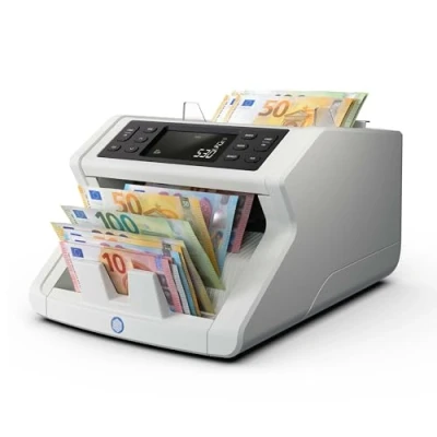 Imagen de Safescan 2265 Contadora de billetes, para billetes mezclados libras y euros, detectora falsos en 5 puntos, Máquina contar clasificados todas las divisas