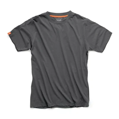 Imagen de Scruffs Camiseta Eco Worker Grafito, Gris, L para Hombre