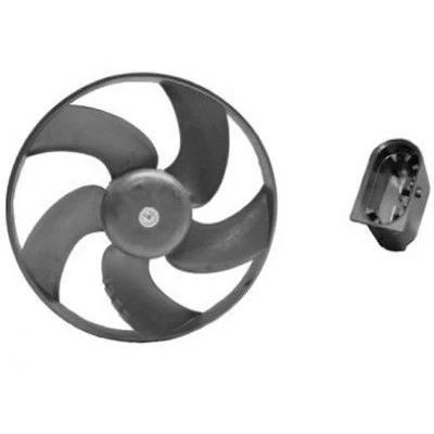 Imagen de VAN WEZEL 4028745 Ventilador de Radiador para vehículos sin aire acondicionado 345 con electromotor PEUGEOT: 206 Hatchback, SW, 206+ Hatchback