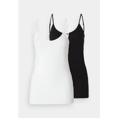 Imagen de Vero Moda Tall Vmmaxi MY SOFT Singlet 2 PACK Top, Mujer, Talla: XS, Black/bright white