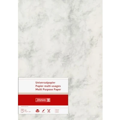 Imagen de Brunnen Papel universal (A4, 160 g/m²), diseño de mármol, color gris