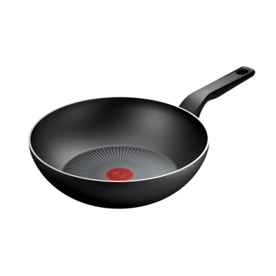 Imagen de Tefal Wok Recycled On, 28 cm Sartén, Aluminio, Negro