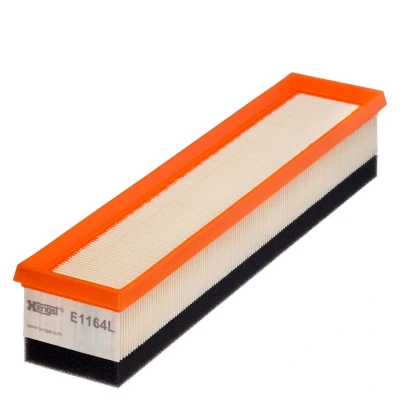 Imagen de HENGST FILTER E1164L Filtro de aire 68 82 375 Cartucho filtrante RENAULT: CLIO 2, Kangoo I, I Express, DACIA: Duster SUV, Sandero
